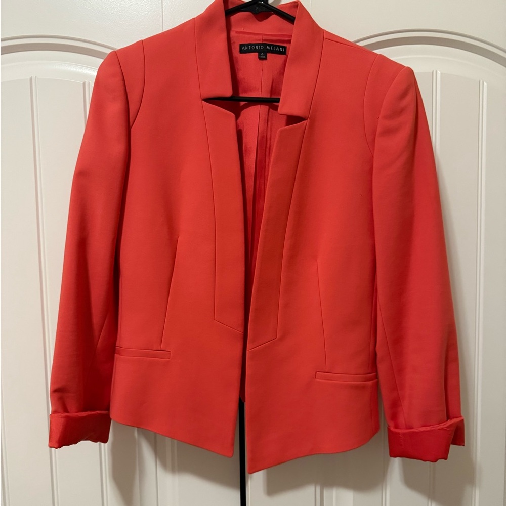 Antonio Melani Women's Orange Blazer